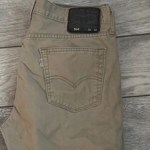 Levi's Men's khaki 514 Jeans